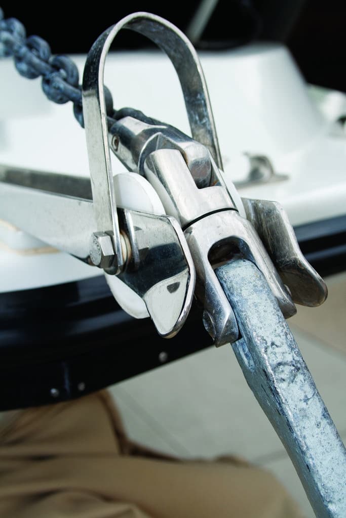 An anchor swivel can make fishing from your boat easier.