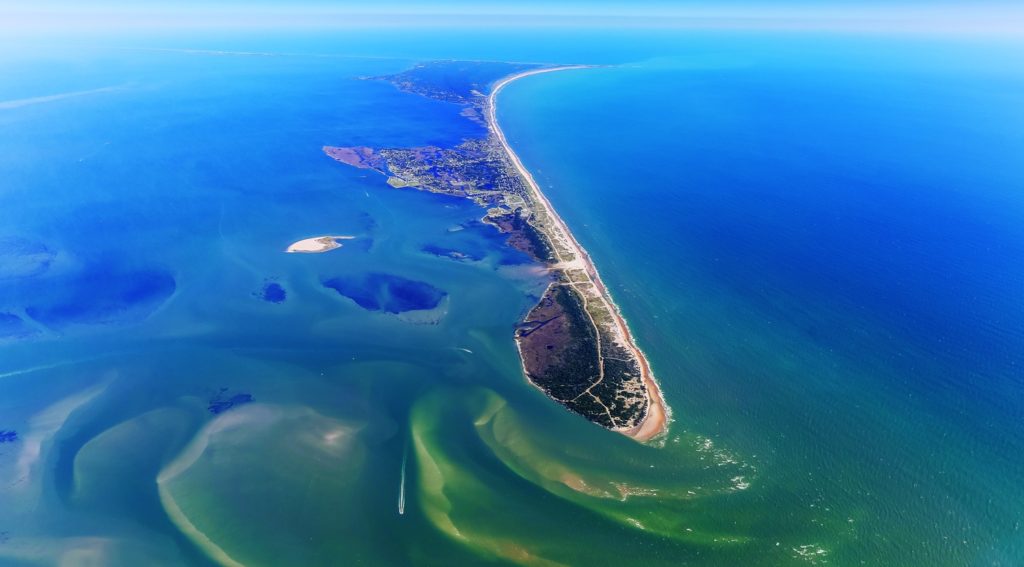 Fishing North Carolina's Outer Banks - aerial view