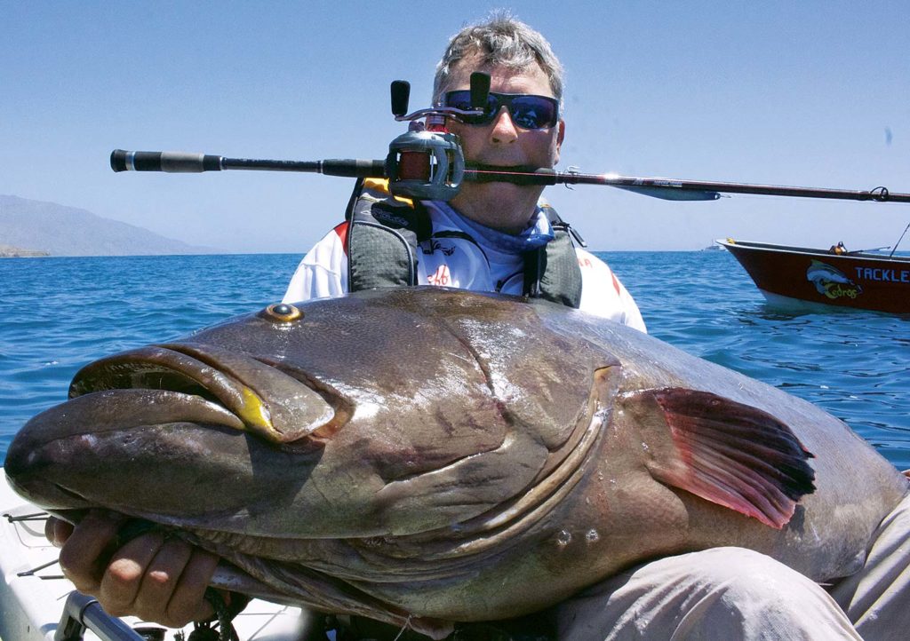 World record broomtail grouper