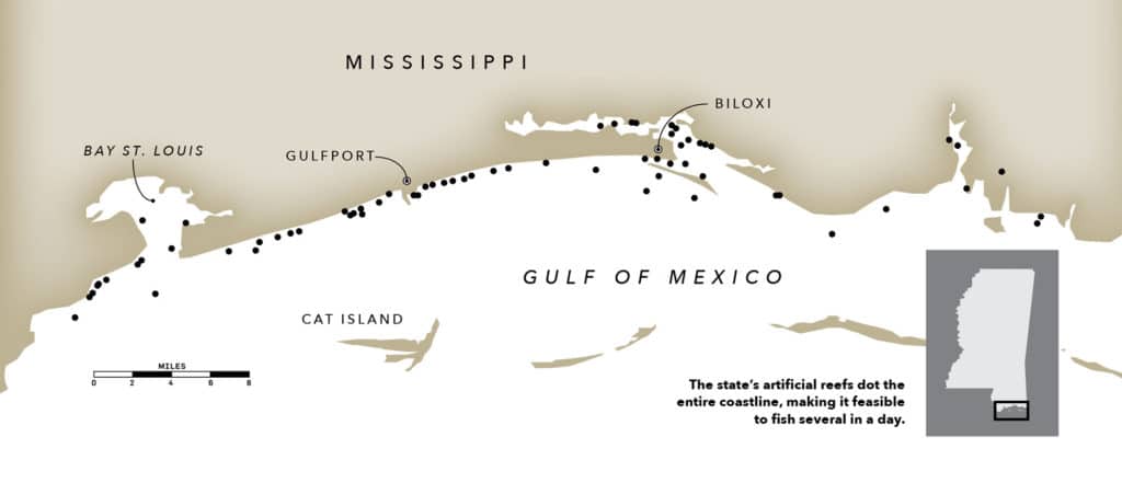 Fishing Mississippi's Inshore Artificial Reefs