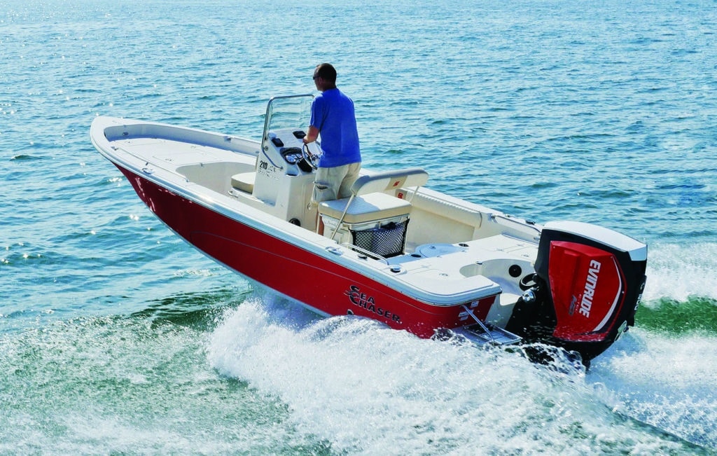 Evinrude also offers more than one 200 hp outboard