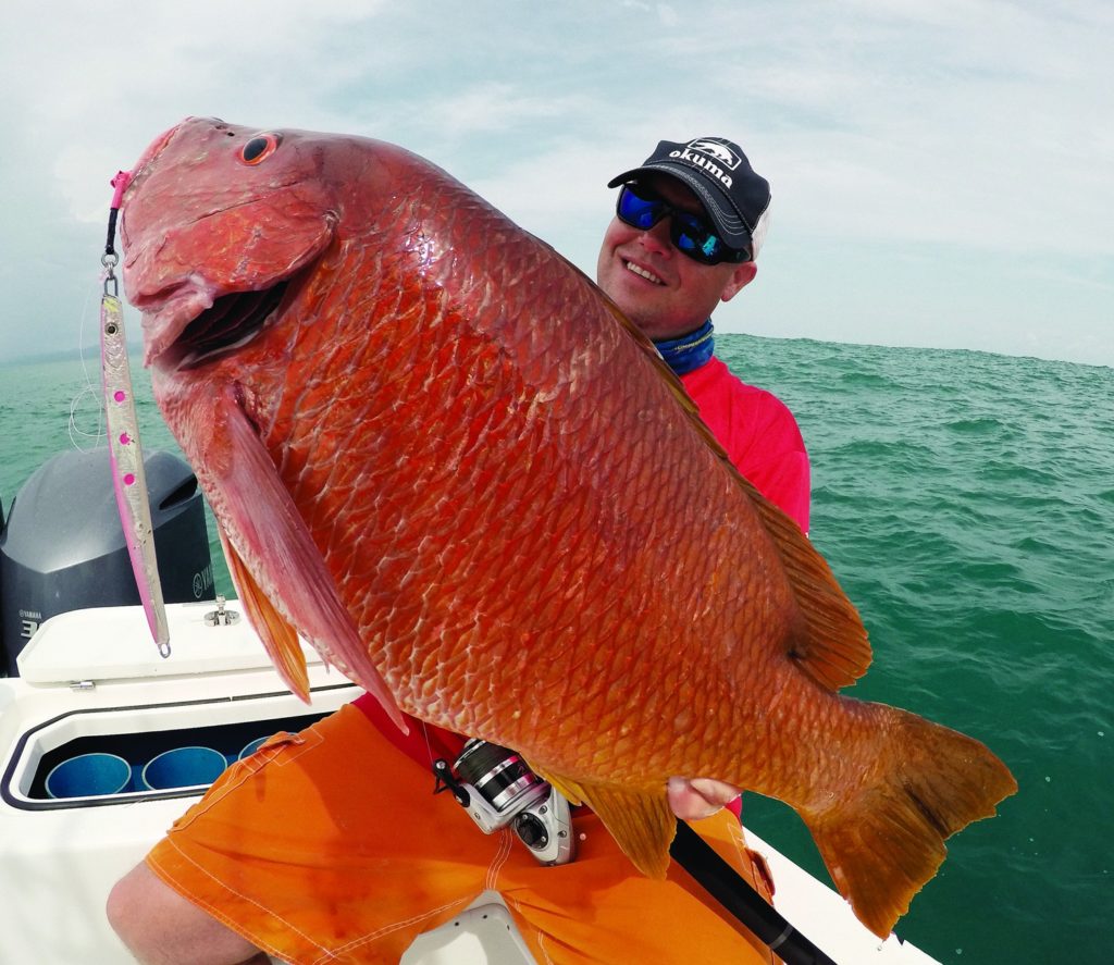 Costa Rica fishing - a yellow snapper