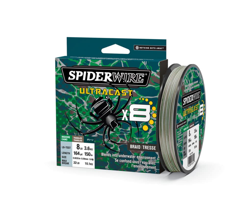 Spiderwire Ultracast Fishing Line, Inshore Camo