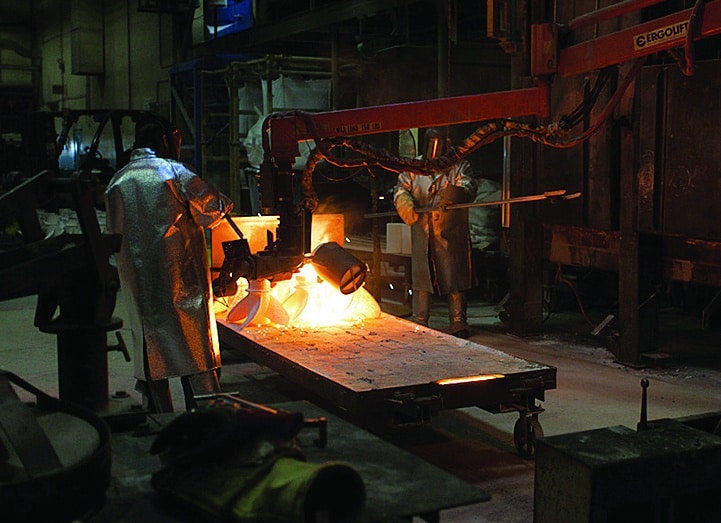 The strongest propellers are cast stainless steel.