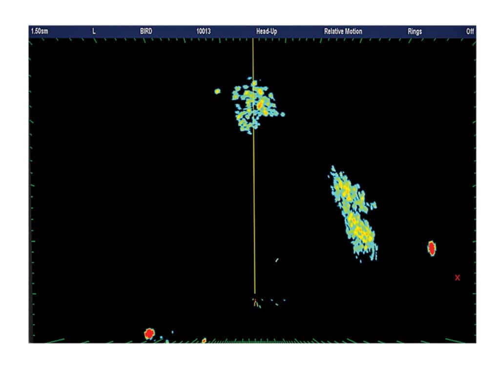 Raymarine HD color radar