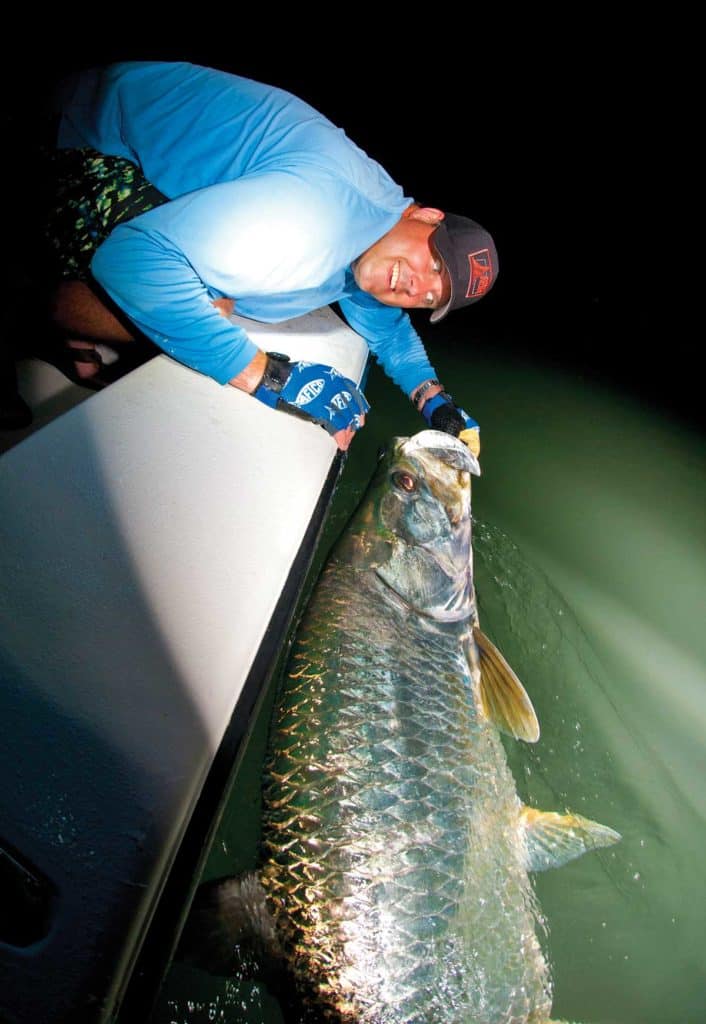 night-fishing for big tarpon
