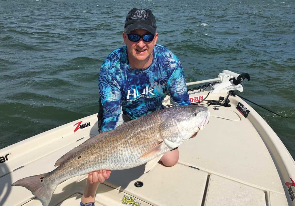fishing for redfish in Charleston