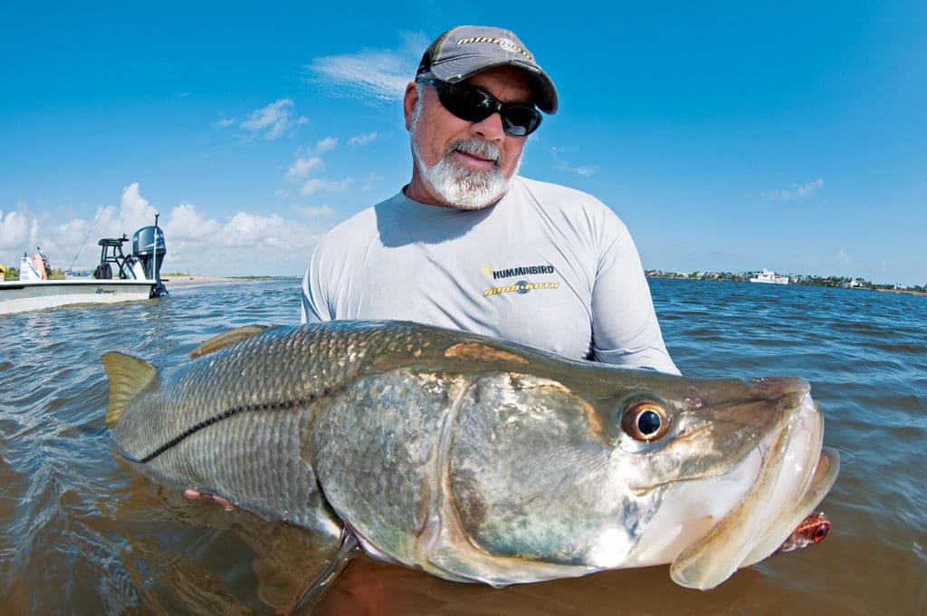 Florida snook caught in inlet