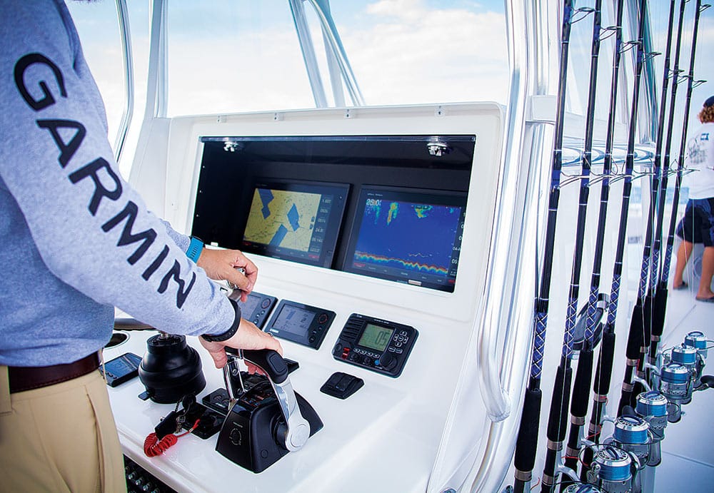 Garmin Electronics on the Helm