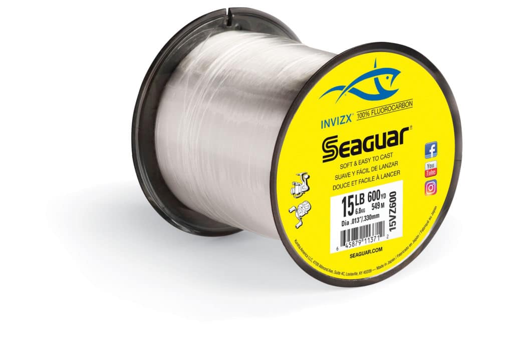 Seaguar InvizX Fluorocarbon 600-Yard Spool