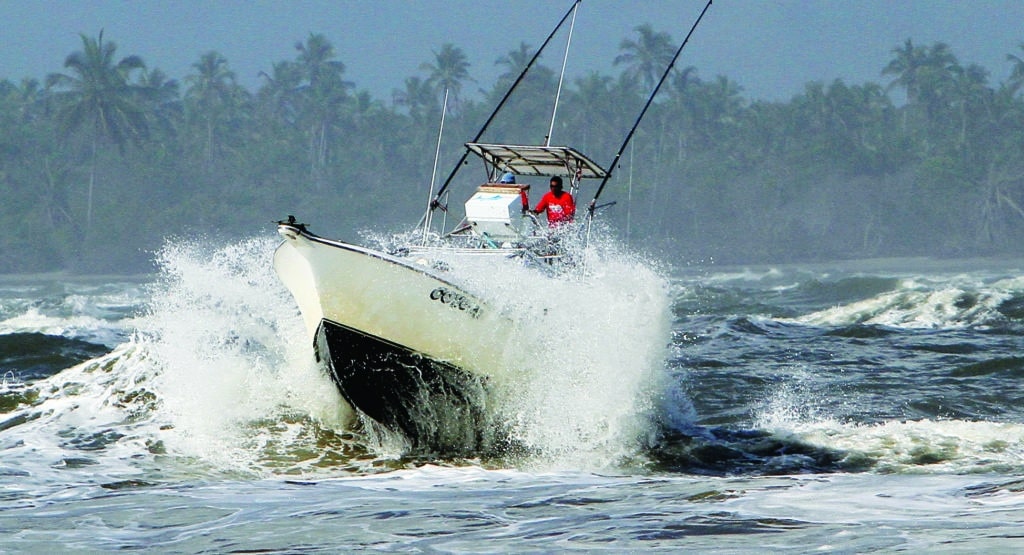 Make sure your boat can handle big waves.