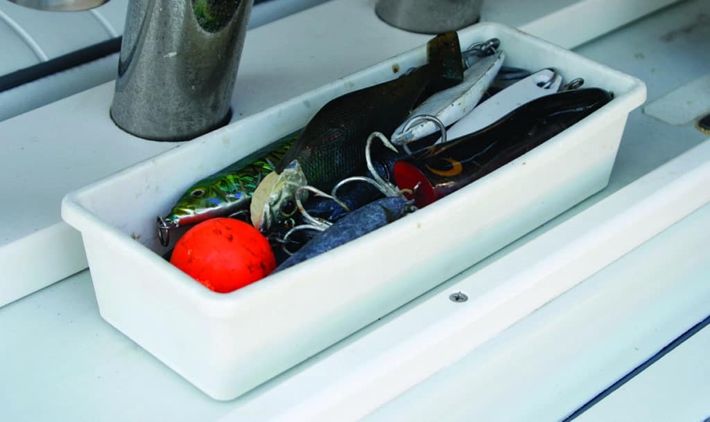 Easy ways to stow small tackle items.