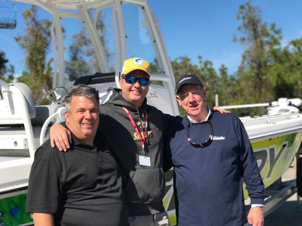 Winner of 2nd Annual FFMD / Everglades Raffle Takes Ownership of New Boat