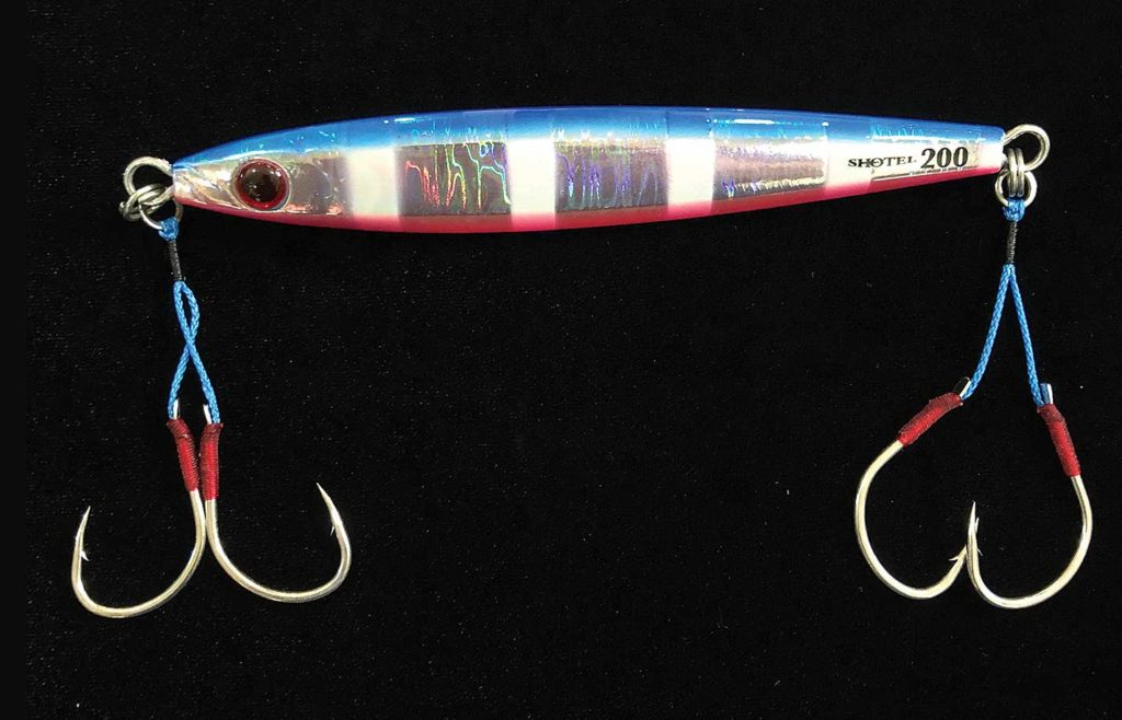 Jig with assist hooks