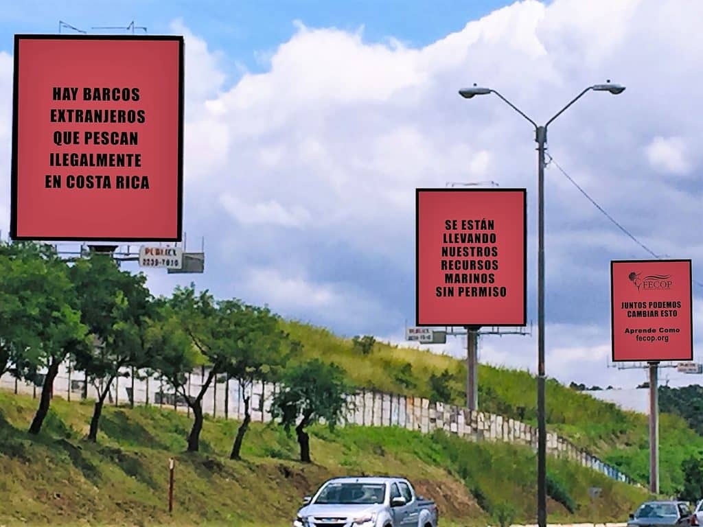 Billboards Warn of Illegal Fishing in Costa Rica