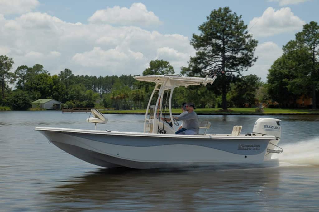 Carolina Skiff 21 LS running shot