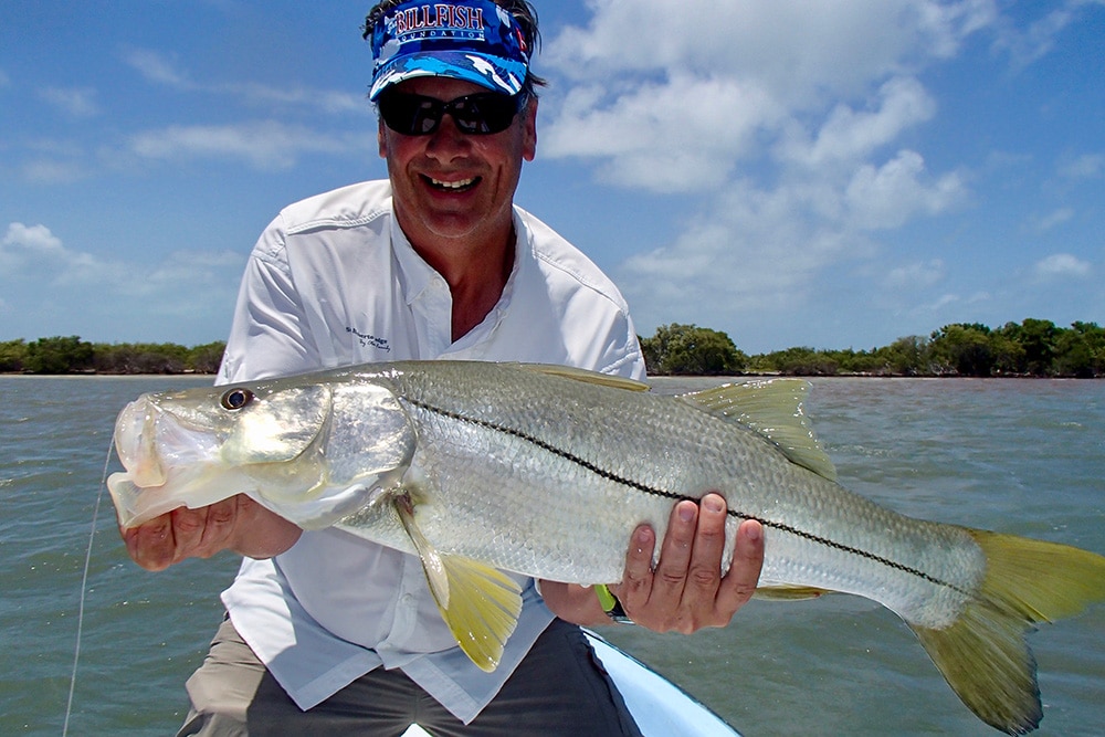snook fishing in Belize