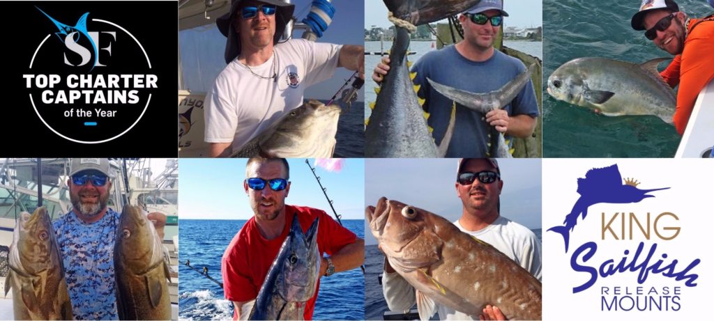 Top saltwater fishing charter captains/guides 2017