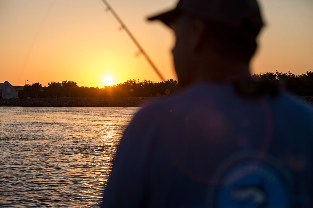 sunrise in Sebastian Inlet