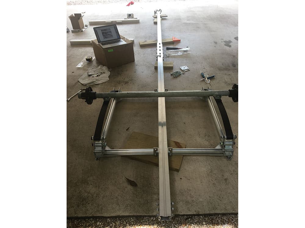 Trailex Trailer Assembly for Kayak