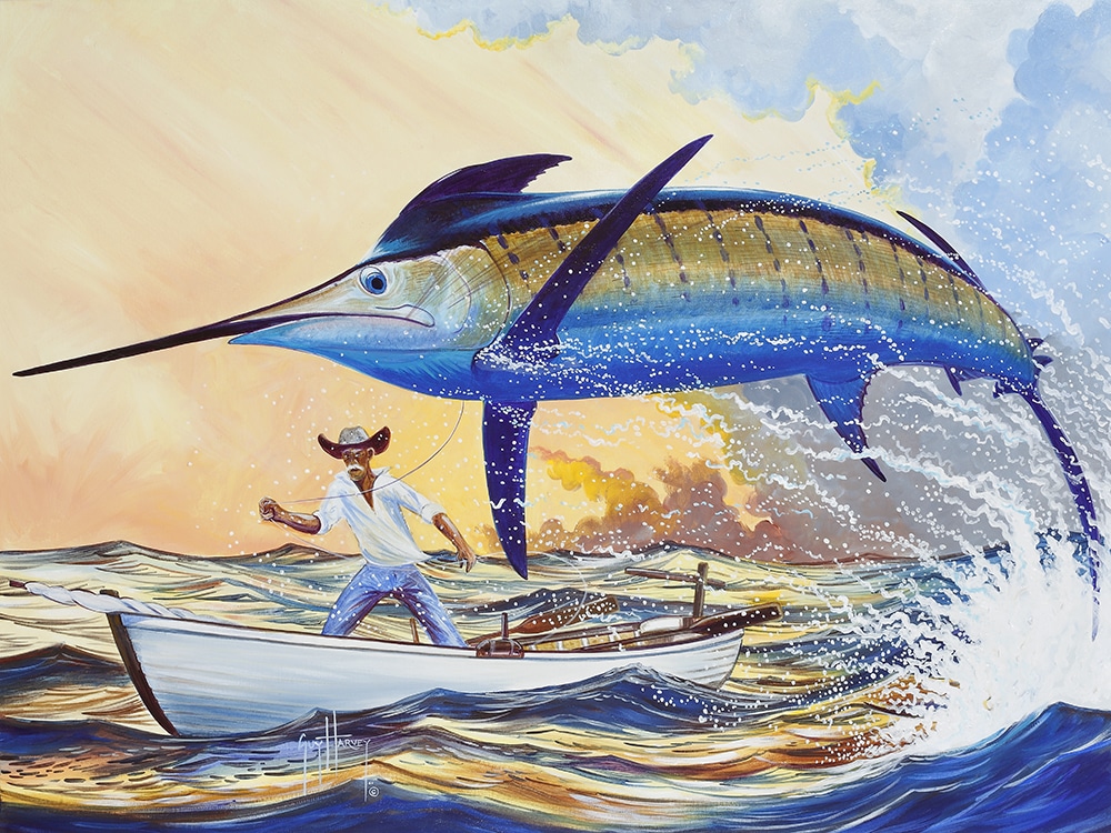 Guy Harvey painting ultimate catch