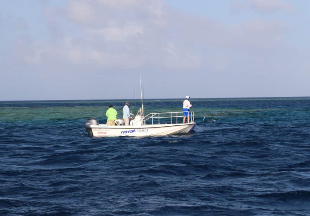 Australia's Great Barrier Reef — Casting lures to bommies