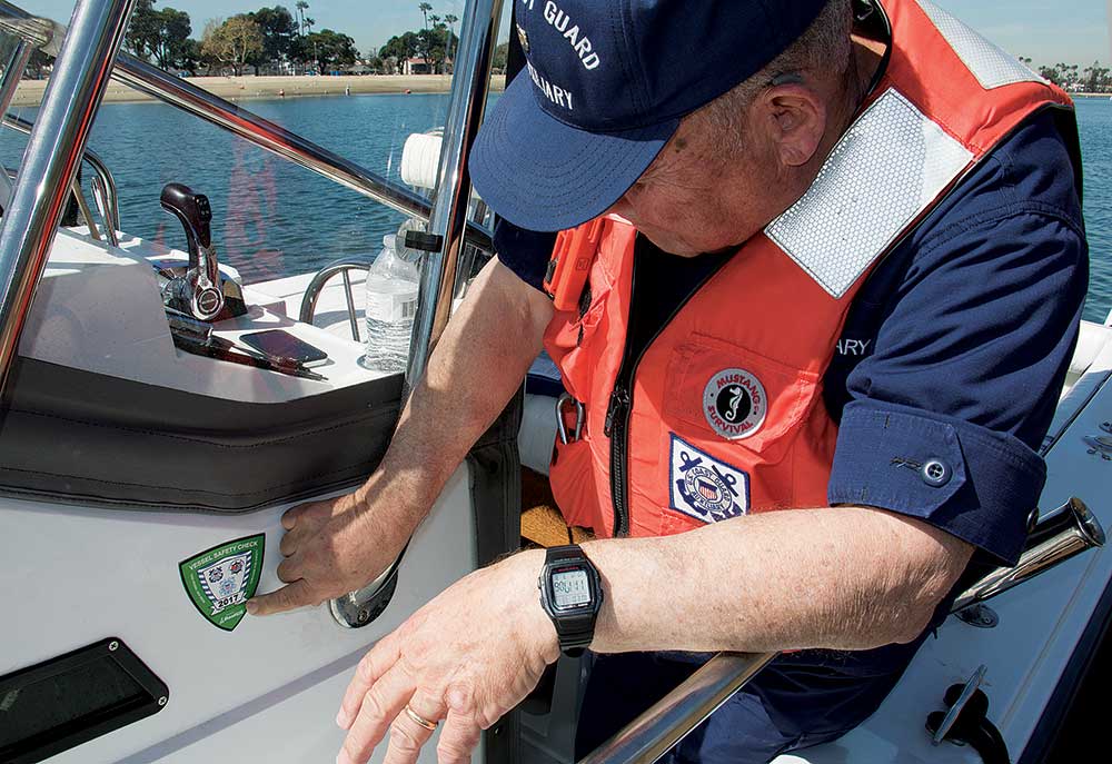 U.S. Coast Guard vessel safety inspection