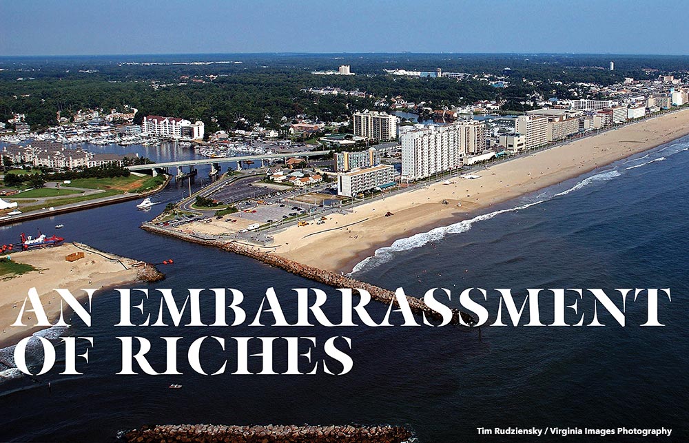 Rudee Inlet, Virginia Beach aerial