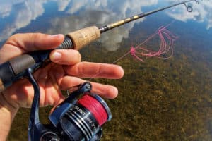 Wind not in fishing braided line