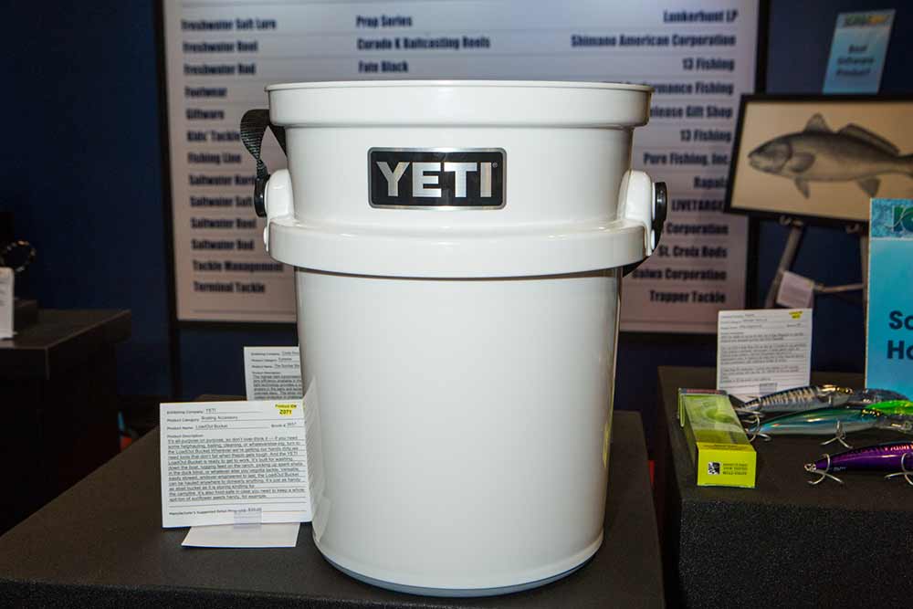 YETI LoadOut all-purpose fishing bucket new ICAST 2017 2018
