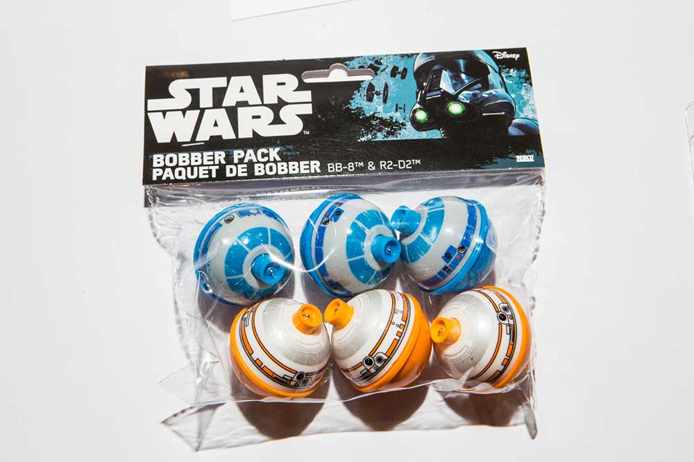Zebco Star Wars R2D2/BB8 kid's fishing bobbers new ICAST 2017 2018