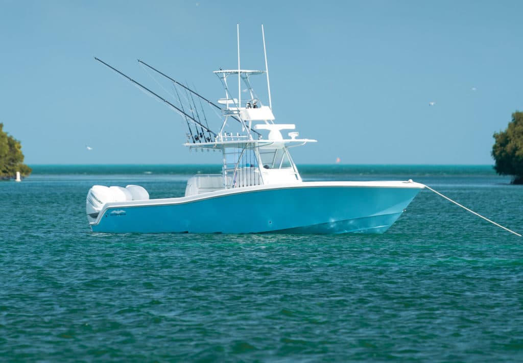 Boat at anchor