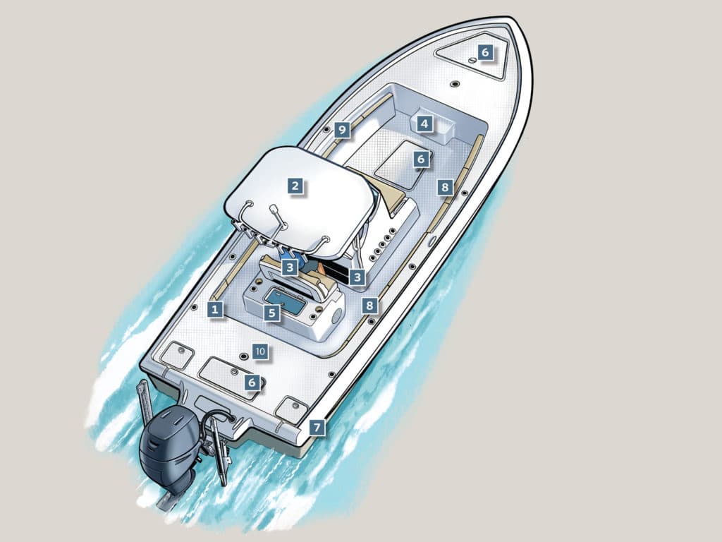 Bay boat sketch