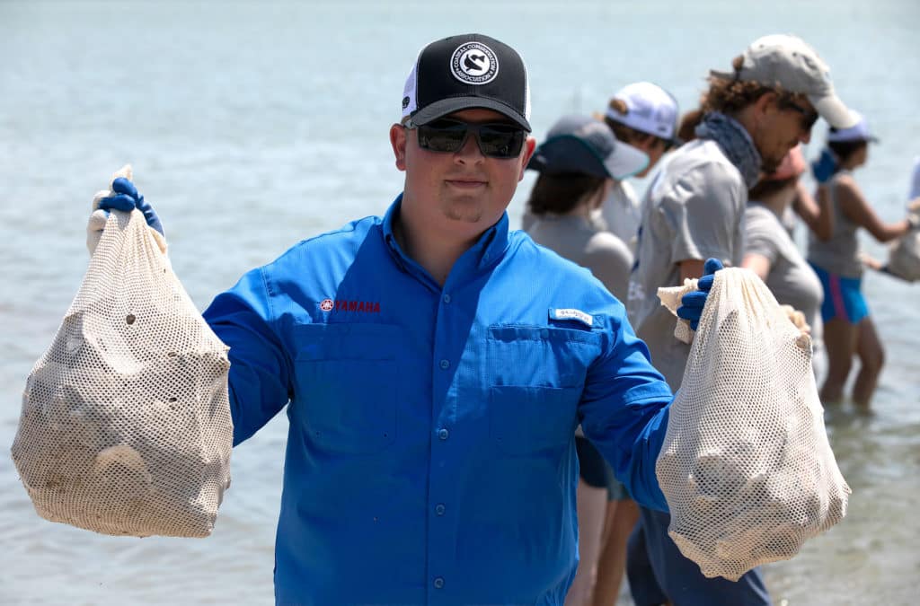 Oyster restoration project