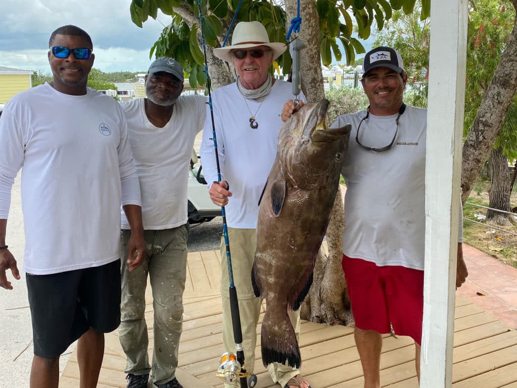 Roy Cronacher 8-pound grouper record