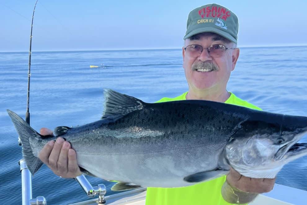 Miroslav Cigler record pinook salmon