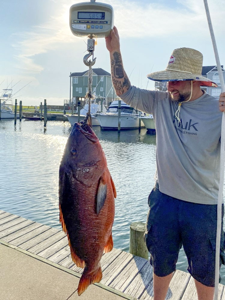 Thomas Madsen with cubera snapper