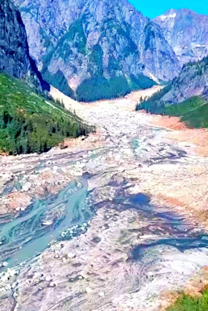 Ecstall River landslide
