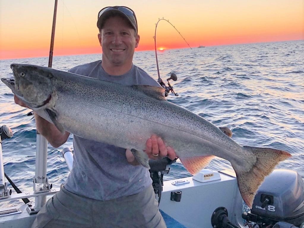 Lake Michigan salmon