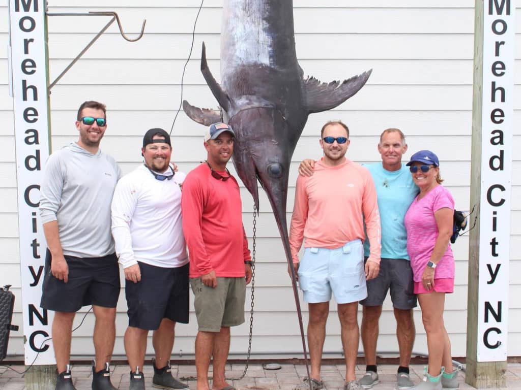 North Carolina record swordfish