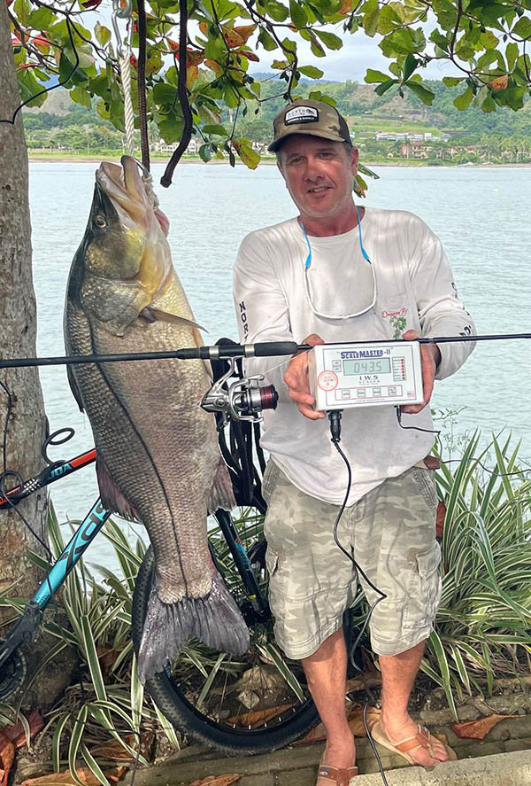 George Beckwith and his record snook