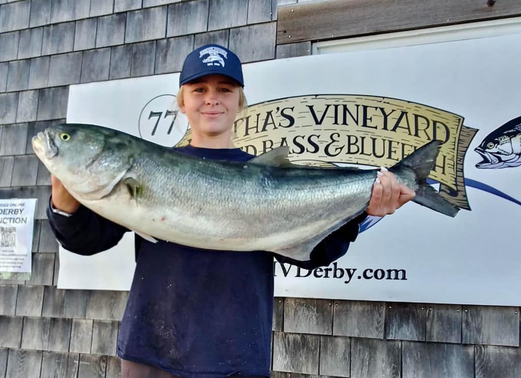 Page Smith with her fish