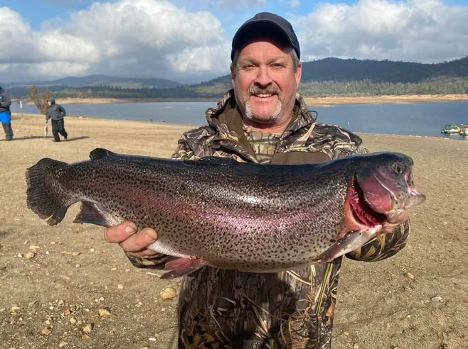 Fournier's winning rainbow trout