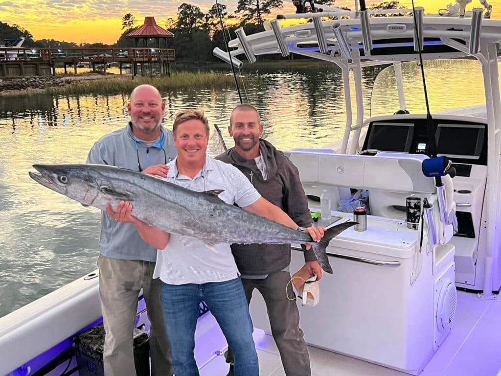 Tournament-winning kingfish