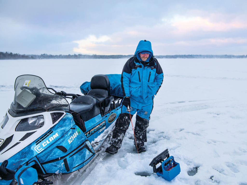 ice fishing