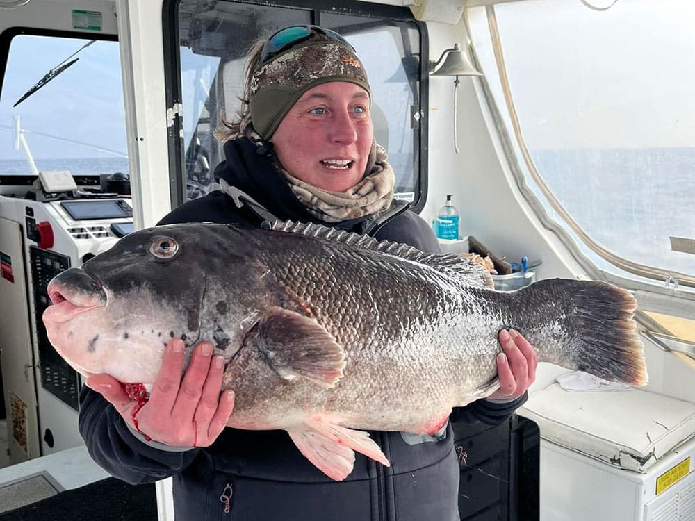 Jen Zuppe blackfish world record