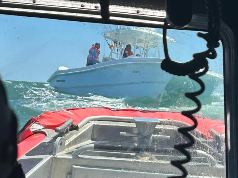 Texas Coast Guard catamaran