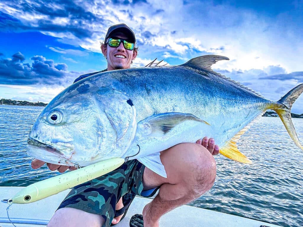 jack crevalle on topwater