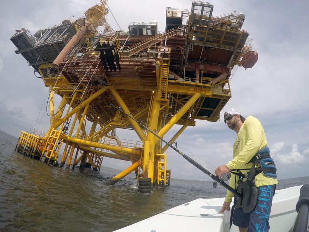 Gulf of Mexico rig fishing