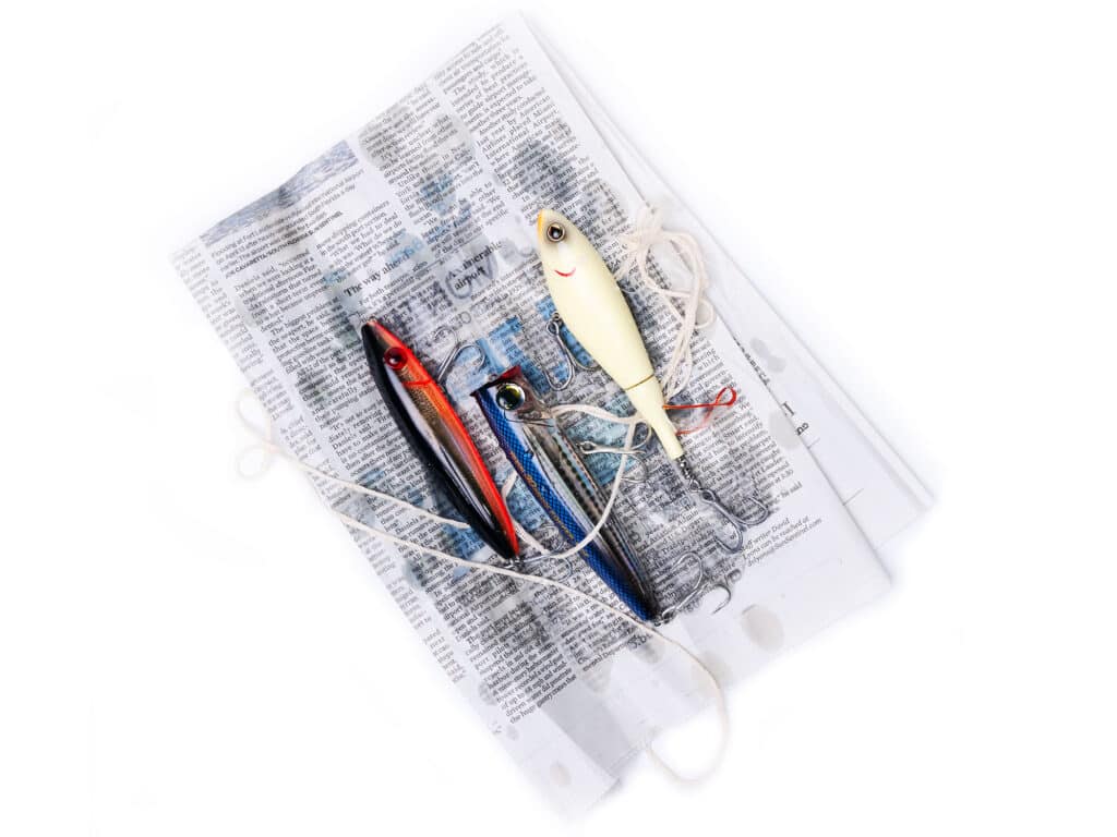 Topwater lures for inshore fishing
